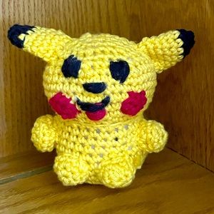 Amigurumi Pikachu inspired softie.